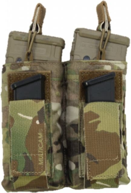 High Ground Gear M4/M16-Pistol Combo Pouch Double Multi-Cam