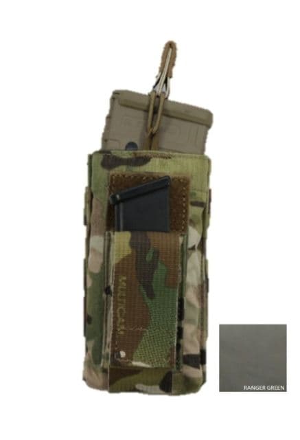 High Ground Gear M4/M16-Pistol Combo Pouch Single Ranger Green