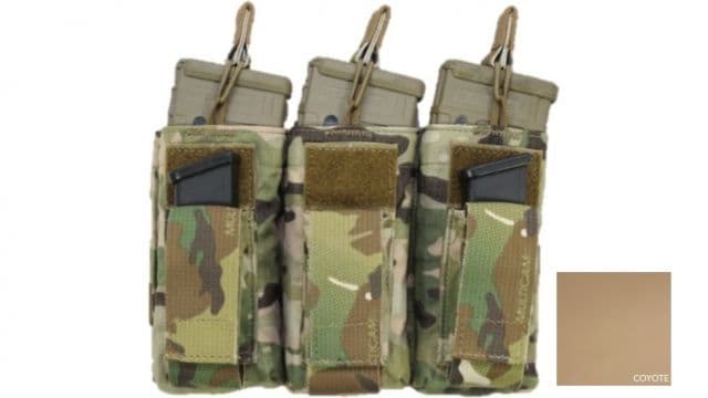 High Ground Gear M4/M16-Pistol Combo Pouch Triple Coyote