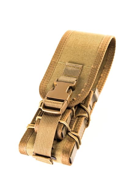 High Speed Gear Double Decker Taco Covered Adaptable Pouch Coyote Brown