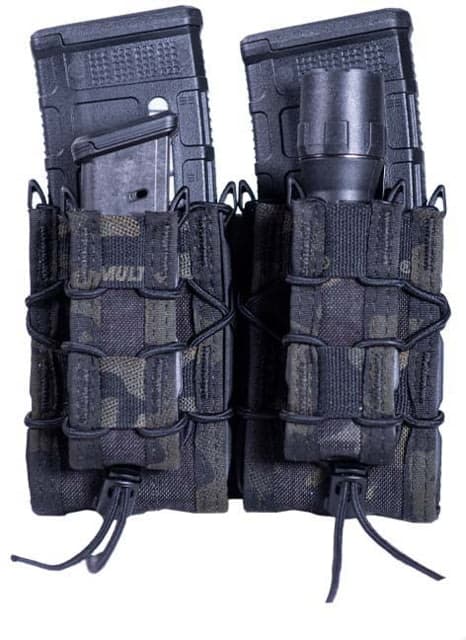 High Speed Gear Double Double Decker Taco Pistol Magazine Pouch MultiCam Black