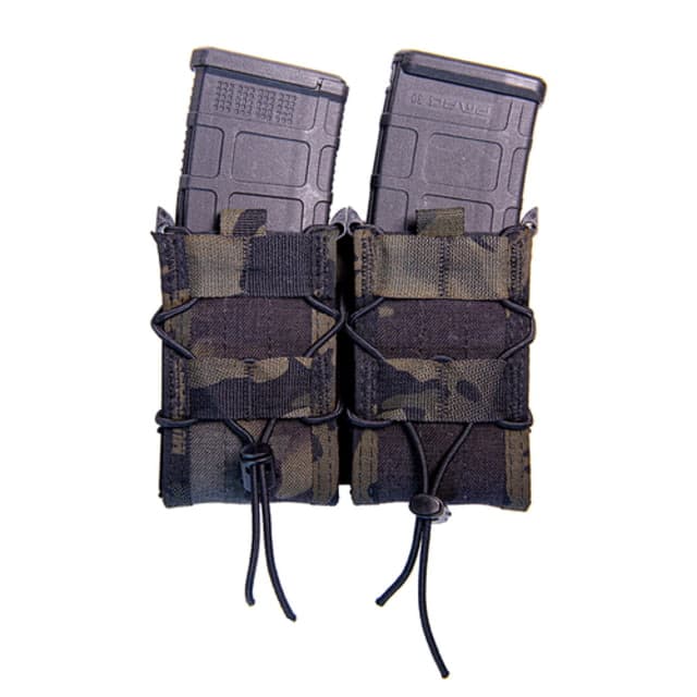 High Speed Gear Double Rifle Taco MOLLE Rifle Pouch MultiCam Black