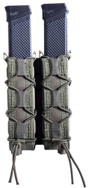 High Speed Gear Double Taco Pistol Magazine Pouch - Extended Olive Drab