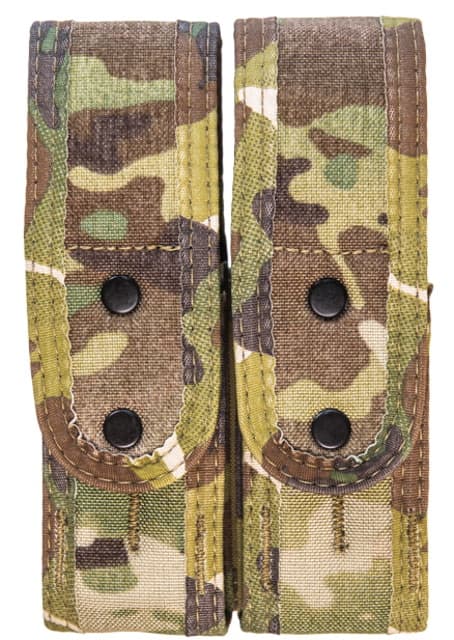 High Speed Gear HSGI Duty Double TACO-Covered Plus Pistol Magazine Pouch MultiCam