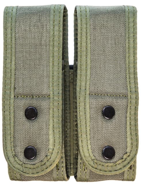 High Speed Gear HSGI Duty Double TACO-Covered Plus Pistol Magazine Pouch Olive Drab