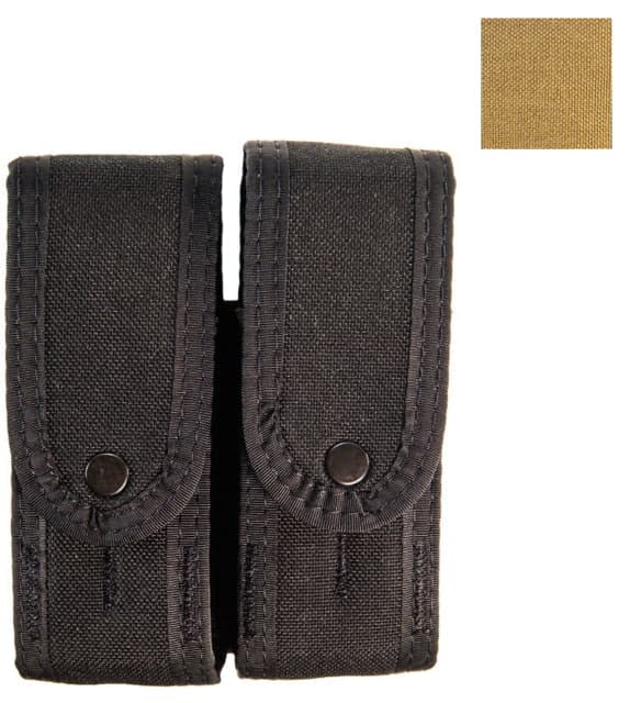 High Speed Gear HSGI Duty Double Pistol Taco Covered U-Mount Pouch Coyote Brown