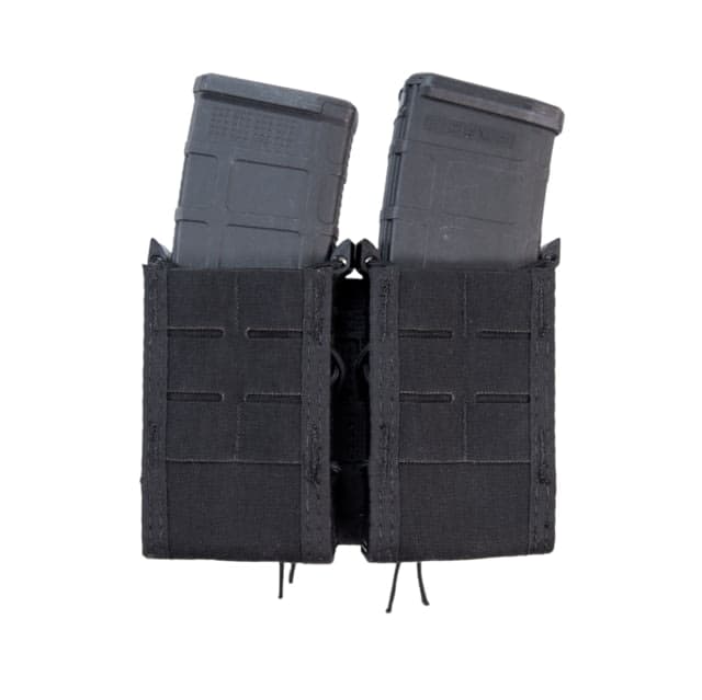 High Speed Gear Duty Double Taco Rifle U-Mount Pouch Black