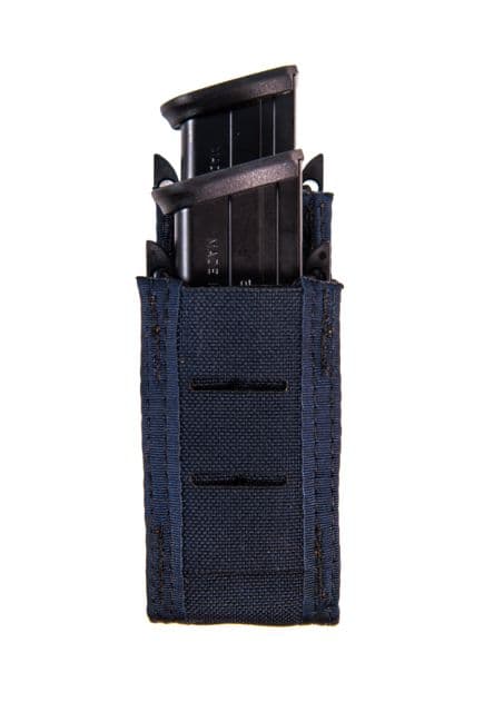 High Speed Gear Duty Staggered Double Pistol Taco U-Mount Pouch LE Blue