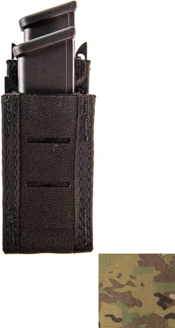 High Speed Gear Duty Staggered Double Pistol Taco U-Mount Pouch MultiCam
