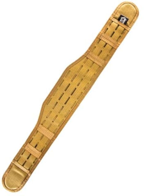 High Speed Gear Laser Slim Grip Slotted Padded Belt Coyote Brown 31''