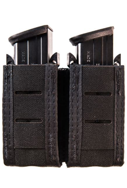 High Speed Gear HSGI Duty Double Pistol Taco U-Mount Pouch Black