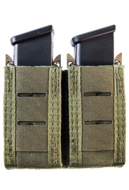 High Speed Gear HSGI Duty Double Pistol Taco U-Mount Pouch Olive Drab
