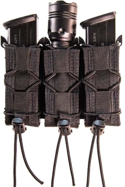 High Speed Gear HSGI Triple Pistol Taco MOLLE Mag Pouch Black