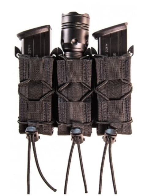 High Speed Gear HSGI Triple Taco Pistol Magazine Pouch Black