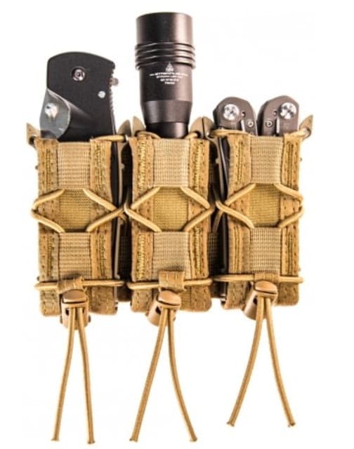 High Speed Gear HSGI Triple Taco Pistol Magazine Pouch Coyote Brown