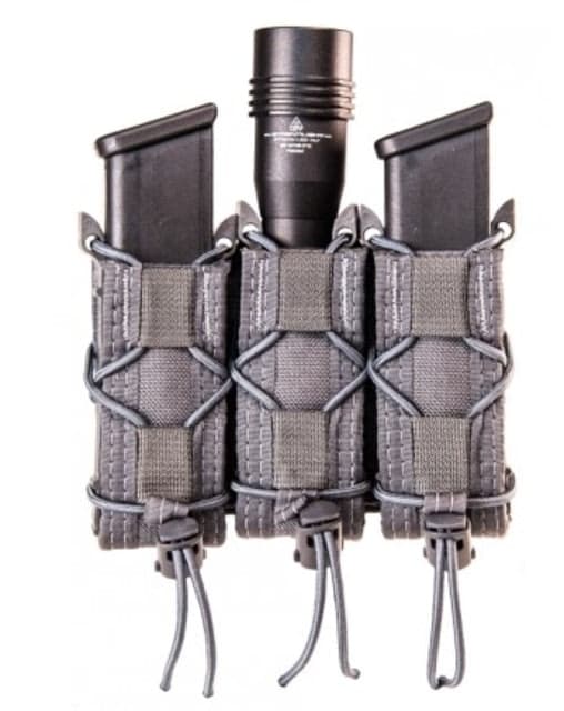 High Speed Gear HSGI Triple Taco Pistol Magazine Pouch Wolf Gray