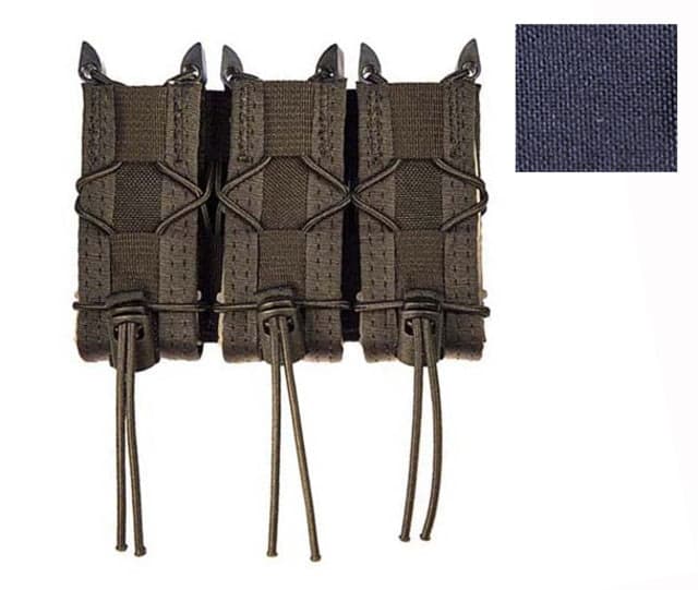 High Speed Gear HSGI Triple Pistol Taco MOLLE Mag Pouch LE Blue