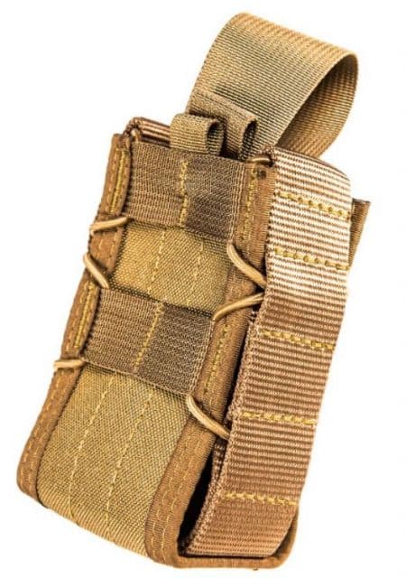 High Speed Gear Stun Gun Taco-MOLLE Pouch w/ HSGI Clips for PALS Coyote Brown