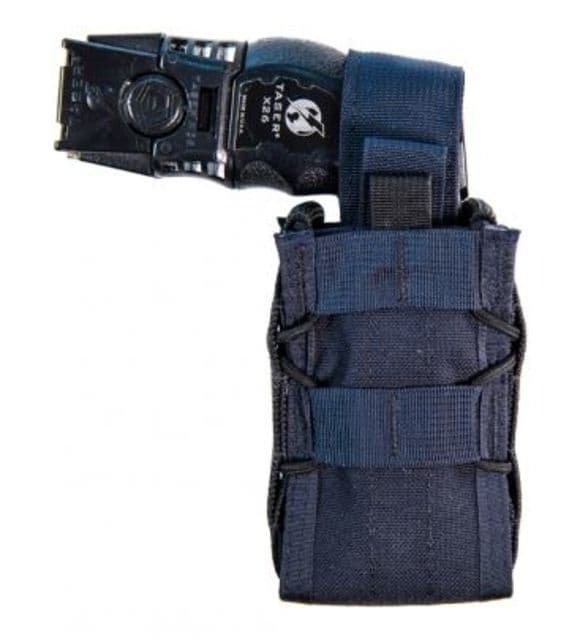 High Speed Gear Stun Gun Taco-MOLLE Pouch w/ HSGI Clips for PALS LE Blue