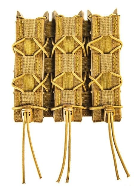 High Speed Gear Triple Extended Pistol Taco Shingle Pistol Magazine Pouch Coyote Brown