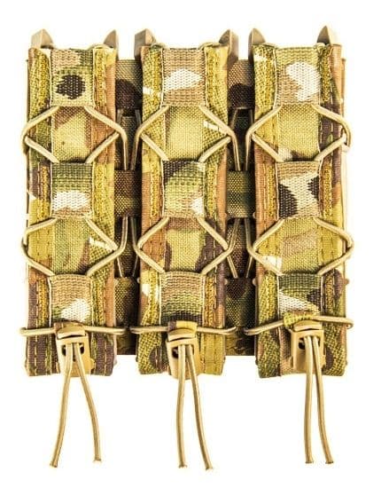High Speed Gear Triple Extended Pistol Taco Shingle Pistol Magazine Pouch MultiCam
