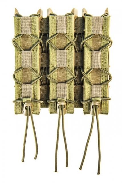 High Speed Gear Triple Extended Pistol Taco Shingle Pistol Magazine Pouch Olive Drab