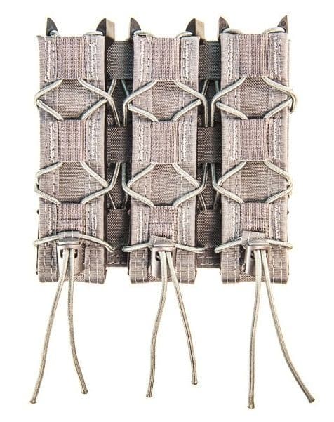 High Speed Gear Triple Extended Pistol Taco Shingle Pistol Magazine Pouch Wolf Gray