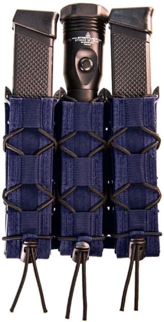 High Speed Gear Triple Extended Pistol Taco Shingle Pistol Magazine Pouch LE Blue