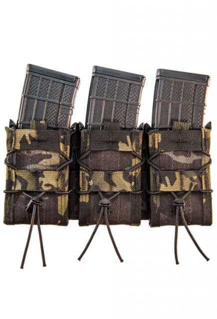 High Speed Gear Triple Taco Shingle Rifle Magazine Pouches MultiCam Black
