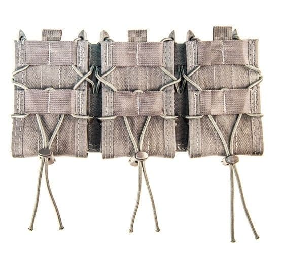 High Speed Gear Triple Taco Shingle Rifle Magazine Pouches Wolf Gray