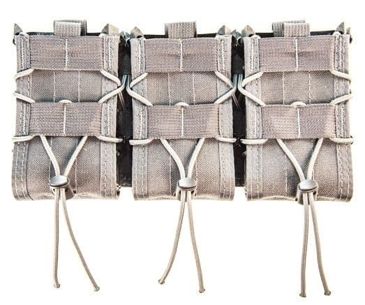 High Speed Gear Triple X2R Taco Shingle Rifle Magazine Pouch Wolf Gray
