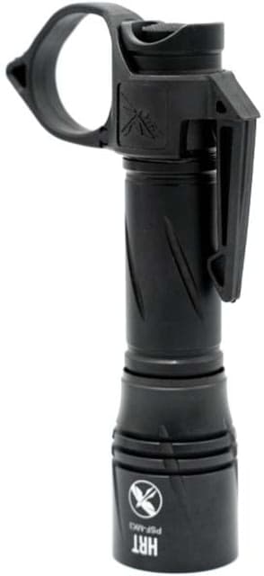 HRT Tactical Gear AWLS Handheld Duty LED Flashlight Li-Ion Battery 1600 Lumens Black