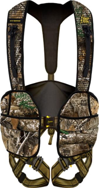 Hunter Safety System Hybrid Safety Harness w/Elimishield 2/3x Elimishield 250-300# Realtree-Edge