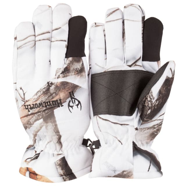 Huntworth Seward Hunting Glove - Mens Snow Camo Brown Large