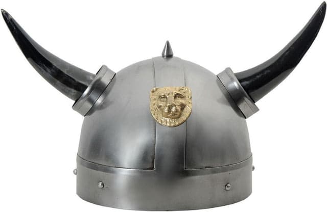 India Made Lion Viking Helmet Carbon steel construction