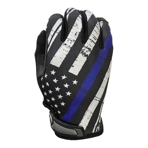 Industrious Handwear Blue Line Flag - Unlined - Full Finger Gloves - Egc-Blf-Xxlg