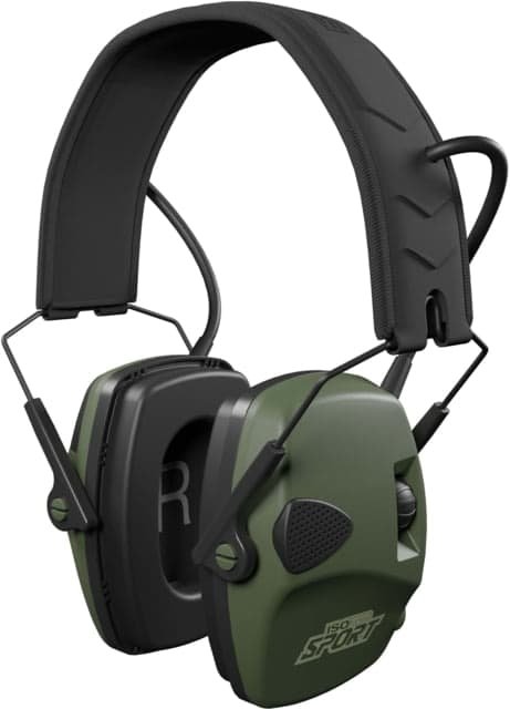 Isotunes Sport Defy Slim Tactical Earmuffs 20 Nrr Od Green