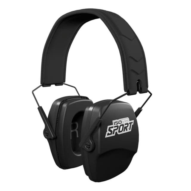 ISOtunes Sport DEFY Slim Passive Earmuffs Black Small/Large