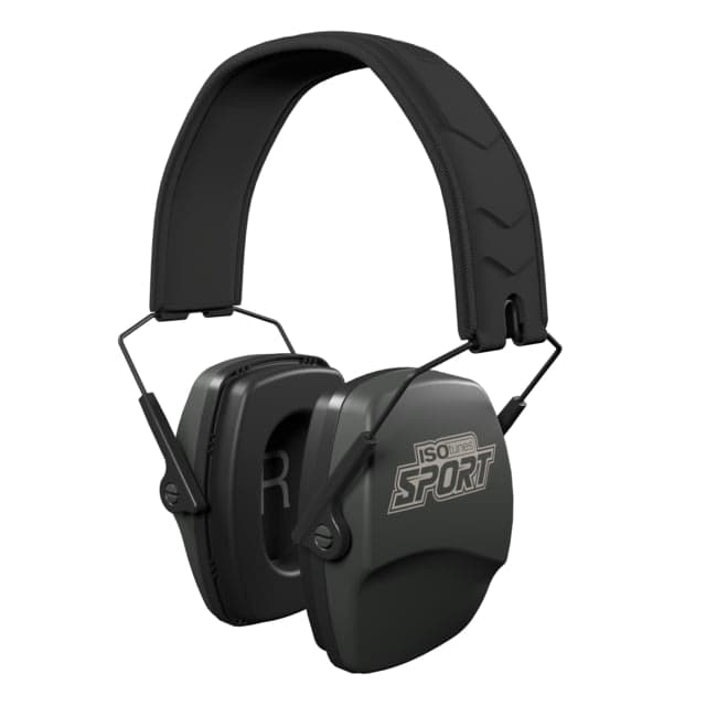 ISOtunes Sport DEFY Slim Passive Earmuffs Dark Green Small/Large