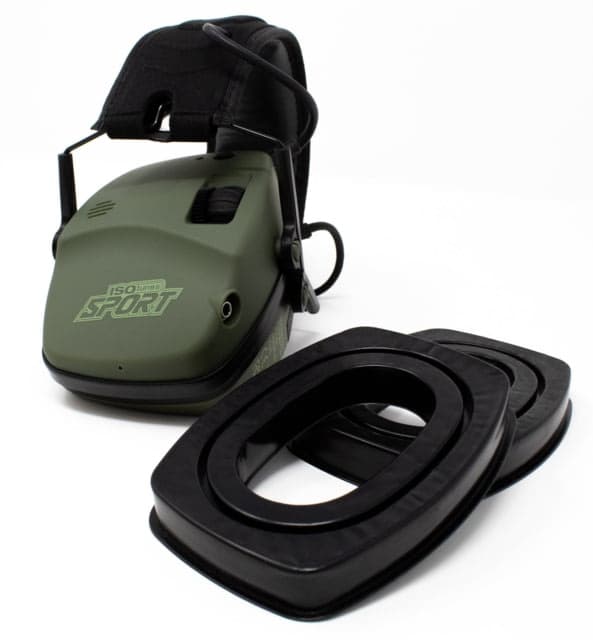 ISOtunes Sport Gel Cup Earmuff Cushions Green Universal