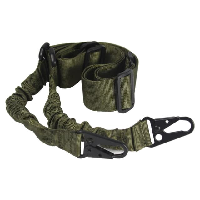 JE Machine Tech 2-Point Bungee Sling OD Green