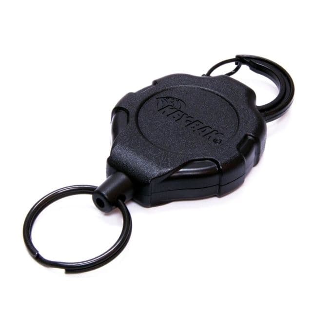 Key-Bak Ratch-It Key Holder Heavy Duty 48 inw/Ratchet Carabiner Black