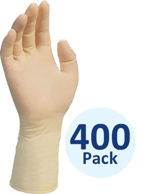 Kimberly Clark Kimtech G3 Hand-Specific Latex Gloves 50 Lefts and 50 Rights per Bag Powder-Free Natural Color 10 400 Pack 32933-742