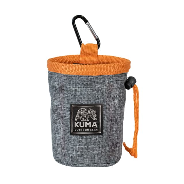 Kuma Outdoor Gear Good Dog Treat Pouch Heather Grey/Orange