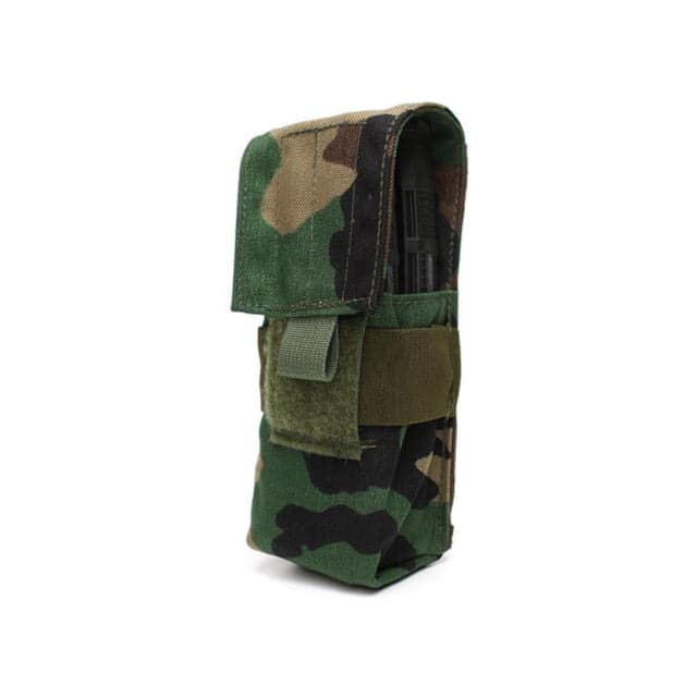 LBT 1x2 Double Stacked Mag Pouch Woodland WOODLAND