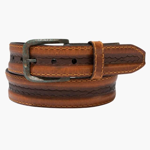 Lejon Big Timber Leather Belt - Men's Honey 40