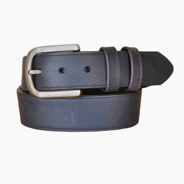Lejon Dalton Leather Belt - Men's Dark Chocolate 42