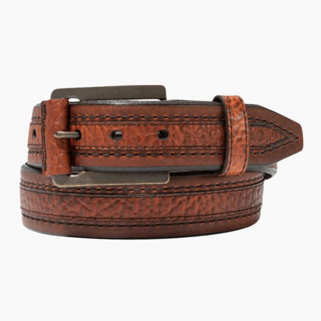 Lejon Chippewa Leather Belt - Men's Brown 32