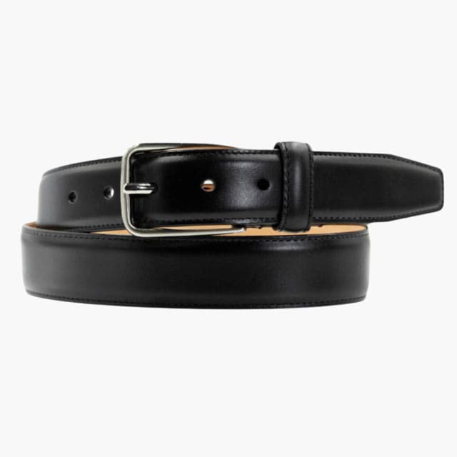 Lejon Park Ave Leather Belt - Men's Black 32