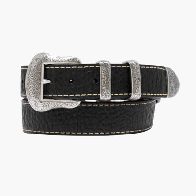 Lejon Wild Bill Ii Leather Belt - Men's Black 38